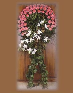 Ankara Ayaş çiçek gönder firması şahane ürünümüz çelenk cenazeye çiçek siparişi cenaze çiçeği