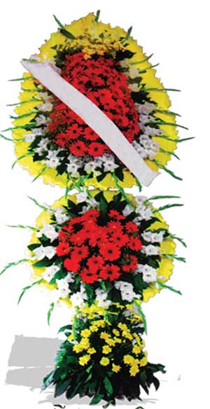 Çift katlı düğün nikah açılış çiçekleri Ankara çiçek gönderimi site ürünümüz