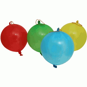 300 adet ( 3 paket ) desenli değişik renklerde punch balon