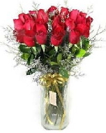 27 adet vazo içerisinde kırmızı gül Ankara hediye çiçek yolla